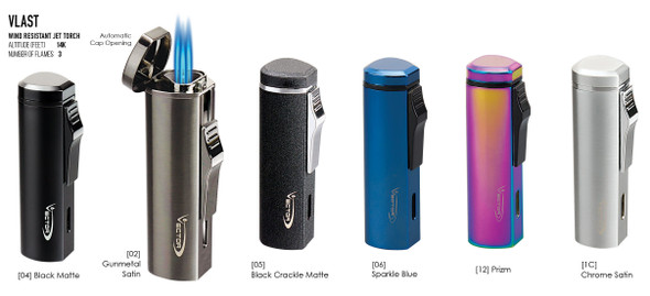 VECTOR VLAST - WIND RESISTANT JET TORCH ALTITUDE (FEET) 14k FLAMES 3 (MSRP $35.00)