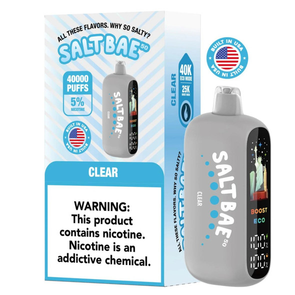 SALTBAE50 - 40K PUFFS DISPOSABLE | DISPLAY OF 5 (MSRP $)