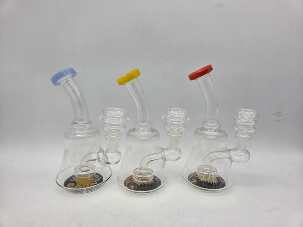 6.5" FANCY GLASS WATERPIPE - (35548) | ASSORTED COLORS (MSRP $22.00)