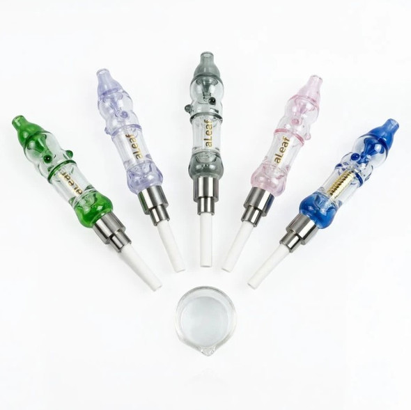 ALEAF - ULTRA COLORED 14MM PURIFIER NECTOR COLLECTOR - ALNC1001 (35683) | ASSORTED COLORS (MSRP $24.00)
