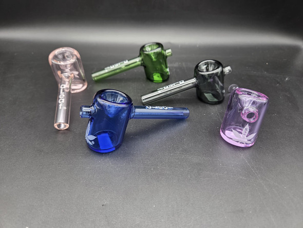 ALEAF - 4" GLASS HAMMER HAND PIPE - ALHP6002 (35660) | ASSORTED COLORS (MSRP $25.00)