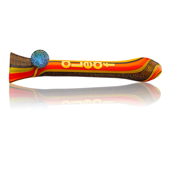 ALEAF - 4.5" DICRO WIG WAG SWIRL STRAIGHT CHILLUM HAND PIPE - ALHP5030 (35772) | ASSORTED COLORS (MSRP $25.00)