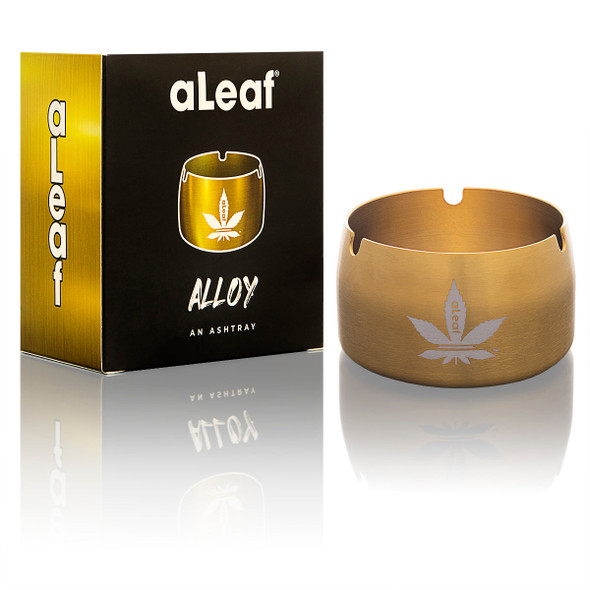 ALEAF ALLOY AN ASHTRAY - ALXA166 (35761) | ASSORTED COLORS (MSRP $)