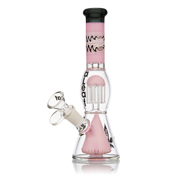 ALEAF GLASS - 7.8" THE MINI PYRAMID WIG WAG BEAKER WATERPIPE - AL2020 (35514) | ASSORTED COLORS (MSRP $90.00)