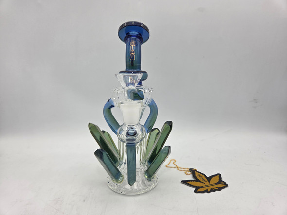 ALEAF GLASS - 8" DESERT FLOWER WATERPIPE - AL6147 (35518) | ASSORTED COLORS (MSRP $90.00)