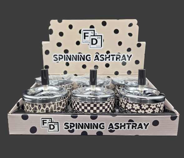 FD METAL SPINNING ASHTRAY - FDX5147 (35752) | ASSORTED COLORS (MSRP $6.00)