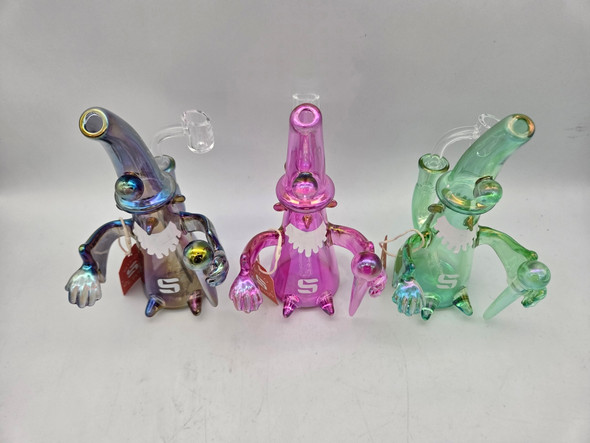 SILO GLASS 8" SORCERER WATERPIPE - SILO-137 (35556) | ASSORTED COLORS (MSRP $48.00)