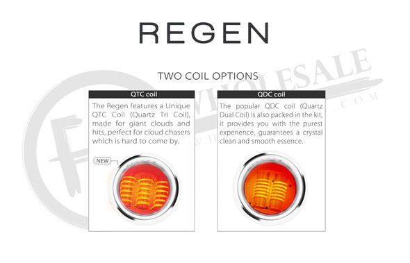 YOCAN REGEN QUARTZ TRI COILS | DISPLAY OF 5 (MSRP $15.00)