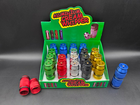 ALUMINUM CREAM WHIPPER CRACKER - FDX5089 (10643) | DISPLAY OF 20 (MSRP $8.00each)