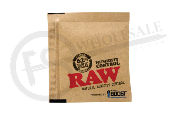 RAW® - HUMIDITY CONTROL 62% HUMIDICCANT 8gm | DISPLAY OF 60 (MSRP $1.50ea)