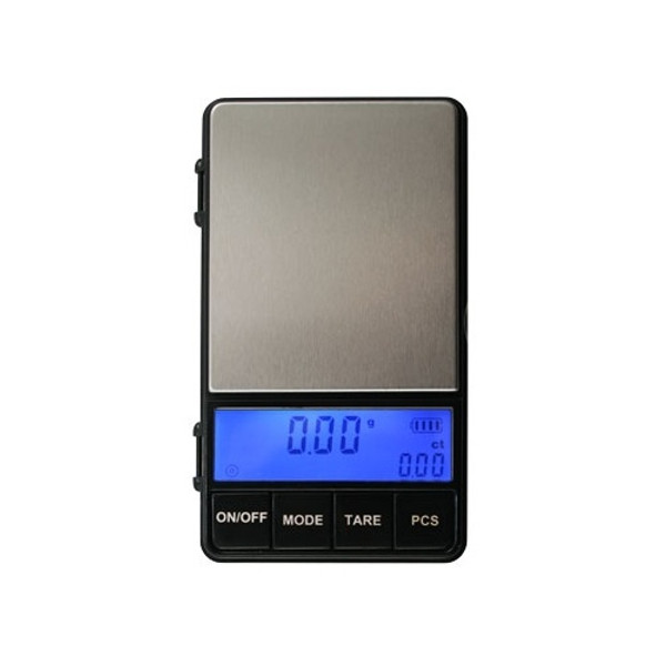 American Weigh SS Pocket Scale Back-Lit LCD Screen, Flip-Up Protective  Cover AWS-600 Black