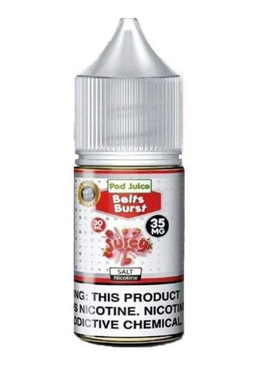 POD JUICE NICOTINE SALT E-LIQUID - 35MG / 30ML (MSRP $15.00) - FS WHOLESALE POD JUICE NICOTINE SALT E-LIQUID - 35MG / 30ML (MSRP $15.00) - FS WHOLESALE