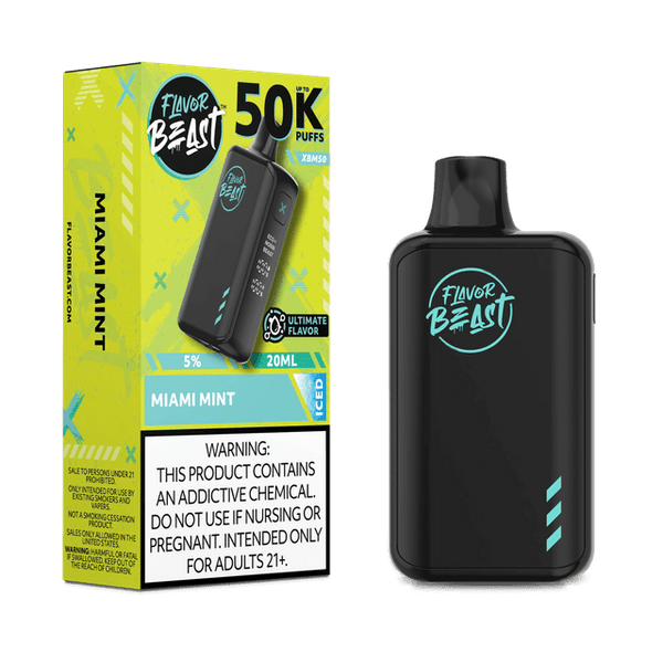 FLAVOR BEAST - XBM50 50K PUFFS DISPOSABLE DEVICE with LED SCREEN - TEXAS COMPLIANT SB2024 | DISPLAY OF 5 ( MSRP $29.99 Each) - FS WHOLESALE FLAVOR BEAST - XBM50 50K PUFFS DISPOSABLE DEVICE with LED SCREEN - TEXAS COMPLIANT SB2024 | DISPLAY OF 5 ( MSRP $29.99 Each) - FS WHOLESALE
