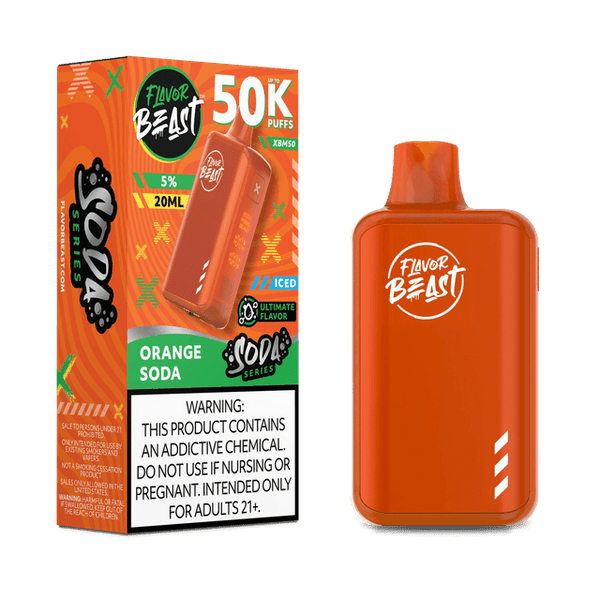 FLAVOR BEAST - XBM50 50K PUFFS DISPOSABLE DEVICE with LED SCREEN - TEXAS COMPLIANT SB2024 | DISPLAY OF 5 ( MSRP $29.99 Each) - FS WHOLESALE FLAVOR BEAST - XBM50 50K PUFFS DISPOSABLE DEVICE with LED SCREEN - TEXAS COMPLIANT SB2024 | DISPLAY OF 5 ( MSRP $29.99 Each) - FS WHOLESALE