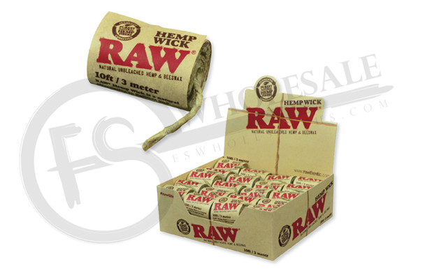 RAW® - HEMPWICK 10FT EUROPEAN EDITION | DISPLAY OF 40  (MSRP $)