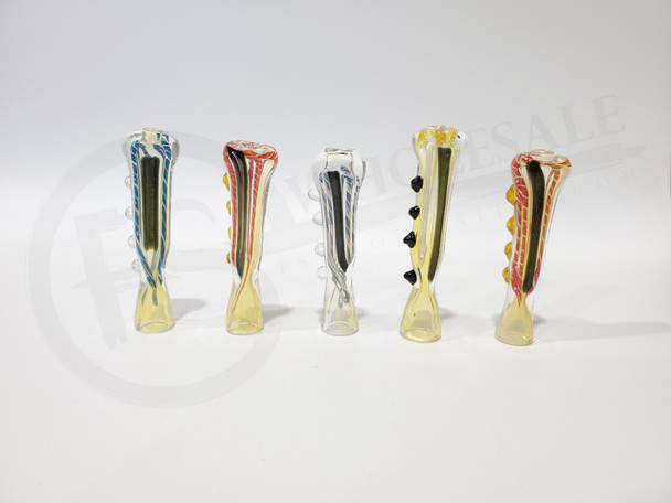 3.5" CHILLUM PIPE (15590) | ASSORTED COLORS (MSRP $3.00)