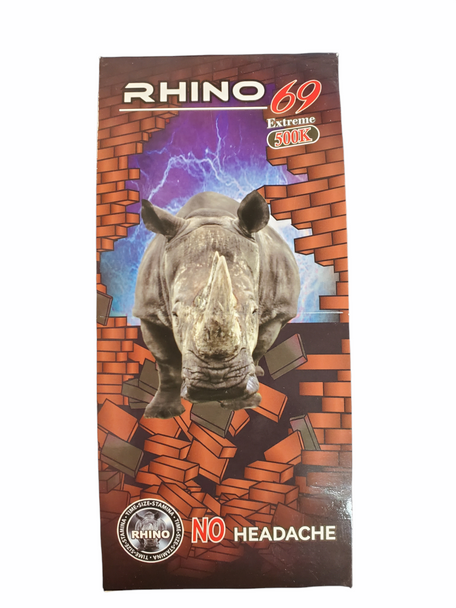 RHINO 69 - EXTREME 500K (2 CAPSULE) | DISPLAY OF 24 (MSRP $)