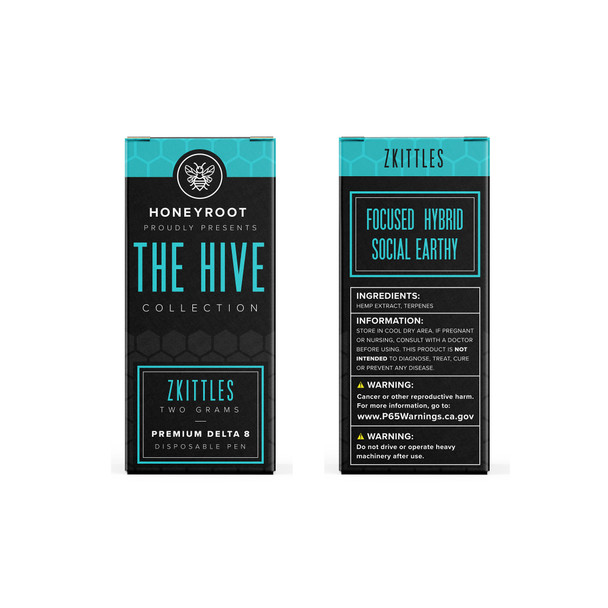 HONEYROOT HIVE - DELTA 8 DISPOSABLE 2G | SINGLE (MSRP $)