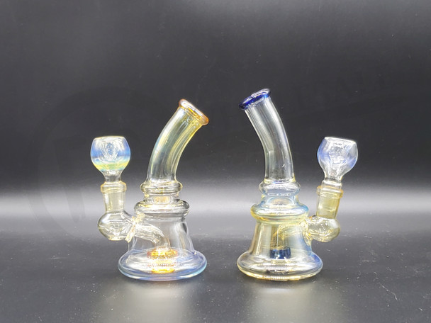 5.5" GLASS WATER PIPE (16767) | ASSORTED COLORS (MSRP $18.00)