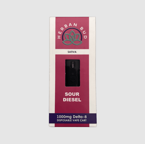 HERBAN BUD - DELTA 8 DISPOSABLE DEVICE 1g | SINGLE (MSRP $22.00)