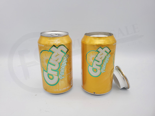 CRUSH - PINEAPPLE 12oz CAN - STASH SAFE (18840) | SINGLE (MSRP $10.00)