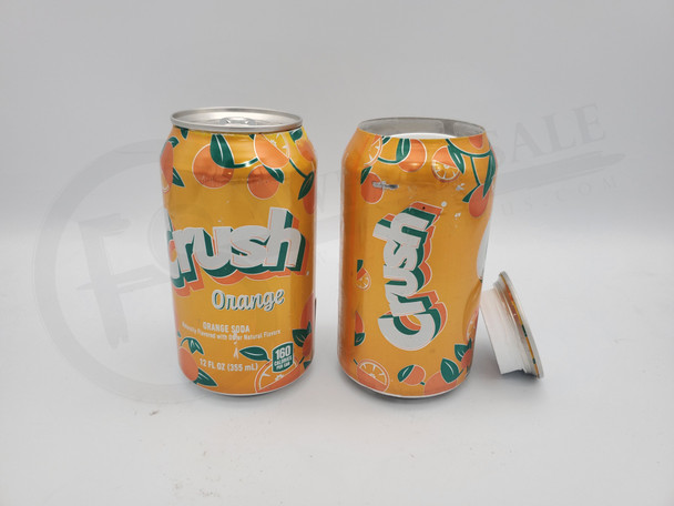 CRUSH - ORANGE 12oz CAN - STASH SAFE (18848) | SINGLE (MSRP $10.00)