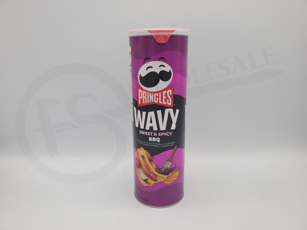 PRINGLES WAVY - SWEET & SPICY BBQ - LARGE 5.5oz CAN - STASH SAFE (18861) | SINGLE (MSRP $22.00)