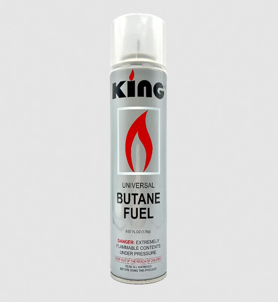 KING UNIVERSAL BUTANE FUEL 9.87oz | SINGLE CAN (MSRP $3.99)