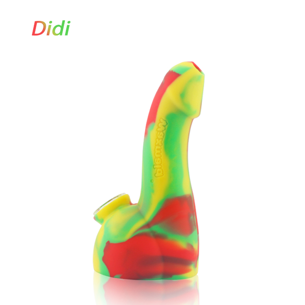 DIDI - SILICONE & GLASS HYBRID WATER PIPE | SINGLE ASSORTED