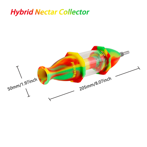 NECTOR - SILICONE & GLASS HYBRID NECTOR COLLECTOR | SINGLE ASSORTED