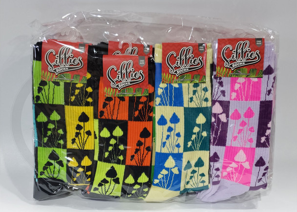 SILLIES SOCKS | DISPLAY OF 12 (MSRP $6.99each)