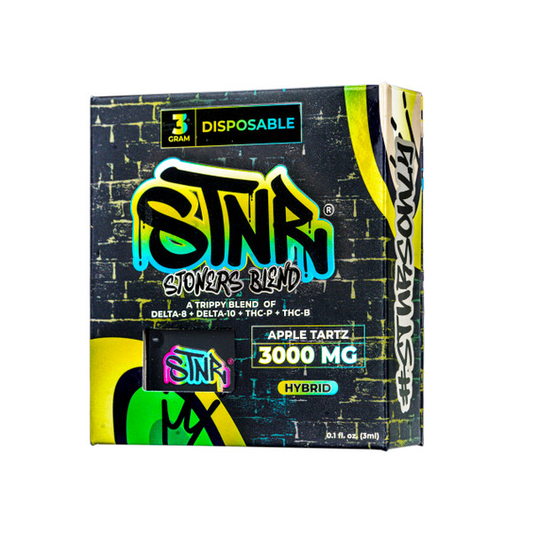 STNR STONES BLEND - DELTA 8 + DELTA 10 + THC-P + THC-B RECHARGEABLE DISPOSABLE ADJUSTABLE AIRFLOW 3 GRAM | SINGLE (MSRP $49.99)