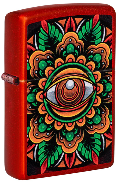 ZIPPO LIGHTER - COUNTER CULTURE EYE DESIGN - 48678 (MSRP $31.95)