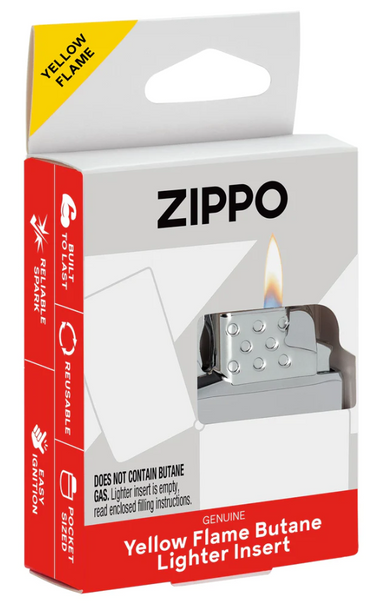 ZIPPO LIGHTER - BUTANE LIGHTER INSERT - YELLOW FLAME - 65800 (MSRP $19.95)