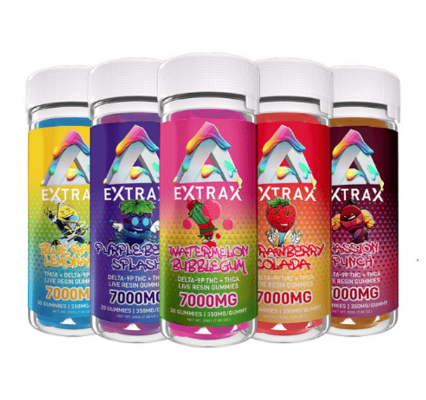 EXTRAX - DELTA EXTRAX ADIOS BLEND THCA + DELTA-9P THC LIVE RESIN GUMMIES  7000mg | SINGLE (MSRP $40.00)