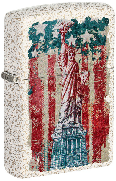 ZIPPO LIGHTER - STATUE OF LIBERTY DESIGN - 49782 (MSRP $29.95)