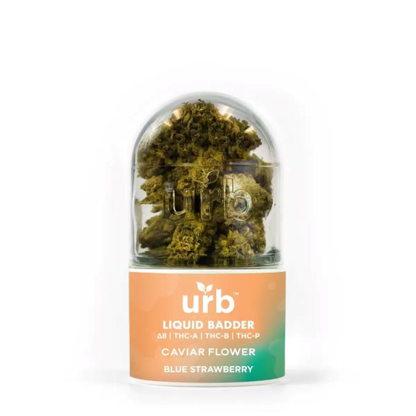 URB - LIQUID BADDER D8 + THC-A + THC-B + THC-P CAVIAR FLOWER 7 GRAMS | SINGLE (MSRP $)