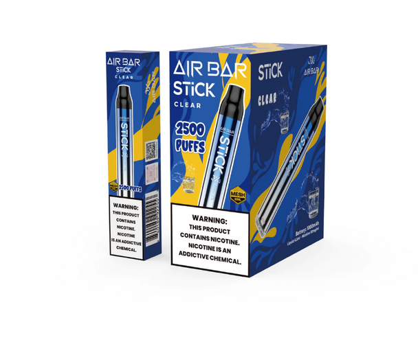 AIR BAR - STICK 2500 PUFFS DISPOSABLE | DISPLAY OF 10 (MSRP $each)