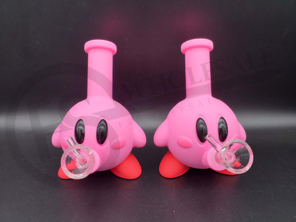SILICONE PINK POKEMON CHARACTER WATER PIPE (23997) | ASSORTED COLORS (MSRP $25.00)