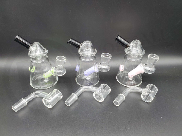 5" GLASS WATERPIPE (24057) | ASSORTED COLORS (MSRP $15.00)