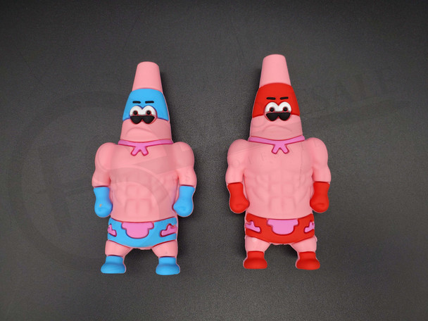 SILICONE PATRICK STAR HANDPIPE (24085) | ASSORTED COLORS (MSRP $10.00)