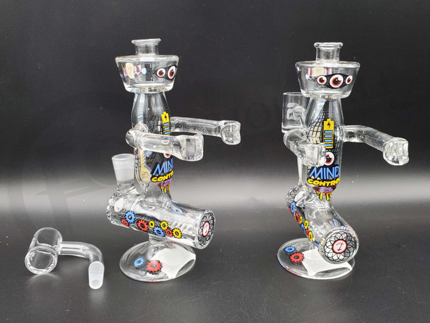 GLASS ROBOT WATERPIPE (24075) | ASSORTED COLORS (MSRP $50.00)