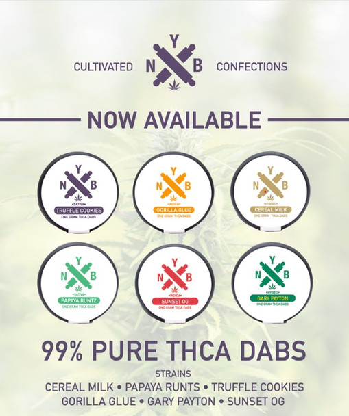NYB PURE THCA 1GM DABS by NOT YOUR BAKERY  | SINGLE (MSRP $)