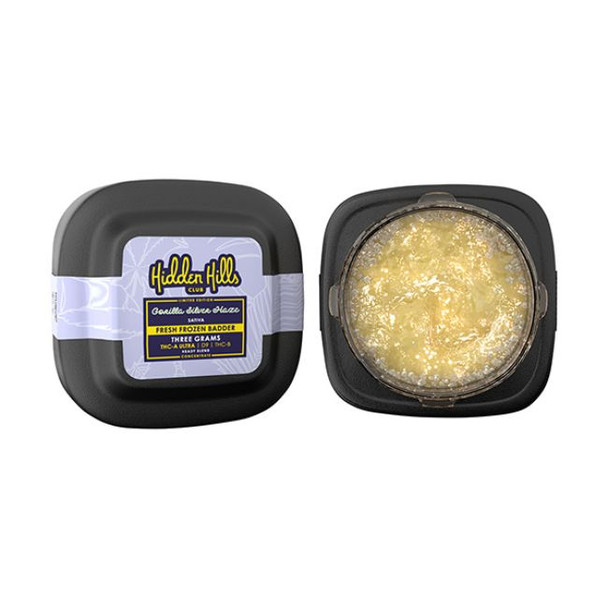 HIDDEN HILLS - FRESH FROZEN BADDER THC-A ULTRA + D9 + THC-B HEADY BLEND 3GM DABS | SINGLE (MSRP $)