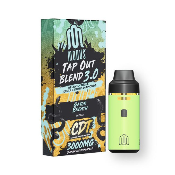 MODUS TAP OUT BLEND 3.0 THC-A + D11 + D8 LIQUID DIAMOND 3GRAM DISPOSABLE | SINGLE (MSRP $)