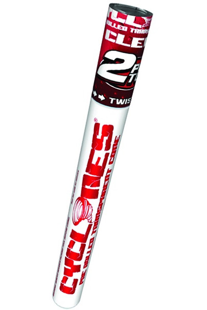 CYCLONES CLEAR PRE-ROLLED CONES - RED CHILL 2PK | DISPLAY OF 24 (MSRP $)