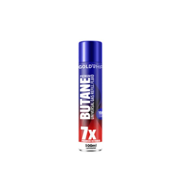 GOLD WHIP 7X FILTERED PREMIUM REFINED 500ML BUTANE  | SINGLE (MSRP $)