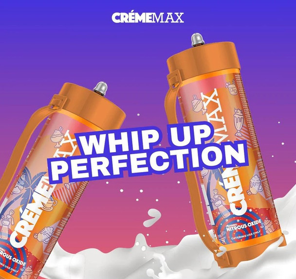 CREMEMAX XL N2O 3KG / 3000GM / 4.4L TANK CHARGERS | SINGLE (MSRP $)