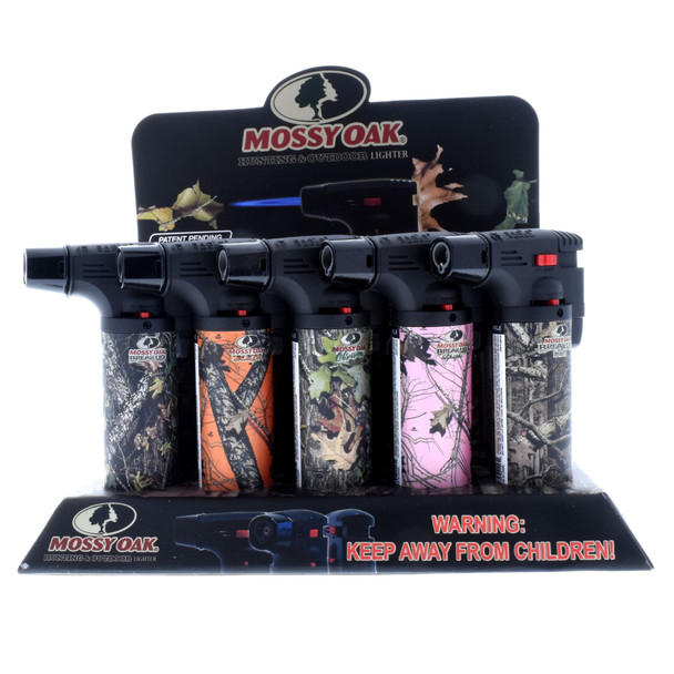 MOSSY OAK BRAEK-UP (PT101MOK) TORCH LIGHTER | DISPLAY OF 15