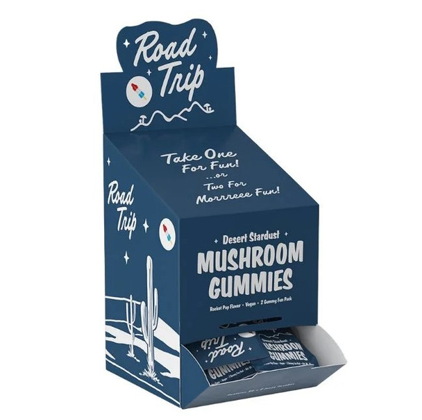 ROAD TRIP DESERT STARDUST MUSHROOM VEGAN GUMMIES 2CT | DISPLAY OF 30 (MSRP $)